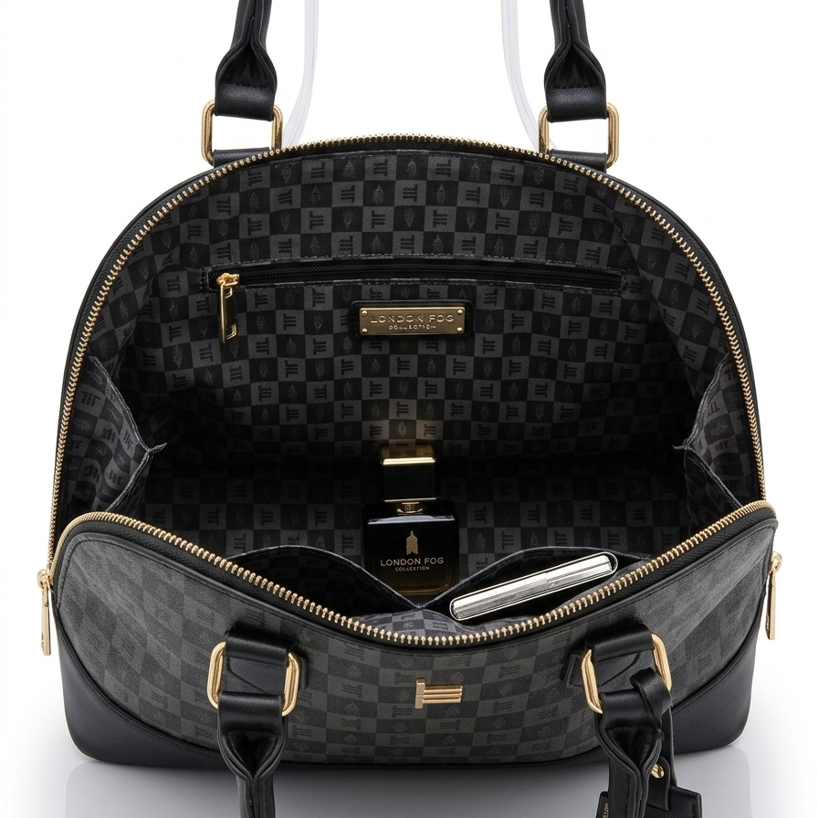 London Fog Black Handbag