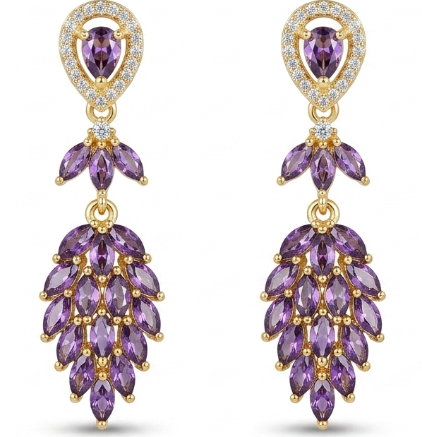 Celestial Cascade Drop Earrings