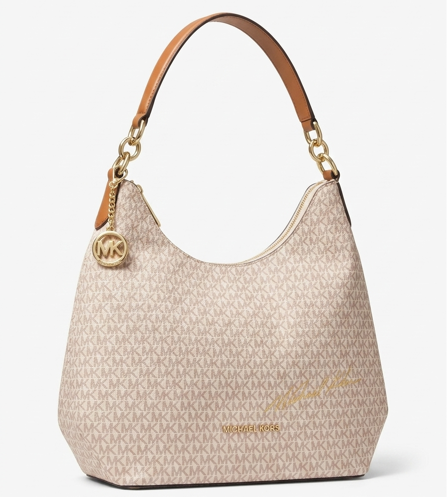 Michael Kors Lillie Large Shoulder Bag — Signature MK Logo
