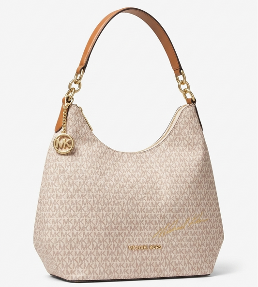 Michael Kors Lillie Large Shoulder Bag — Signature MK Logo