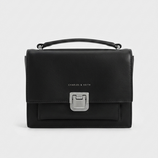 Charles & Keith Black Handbag