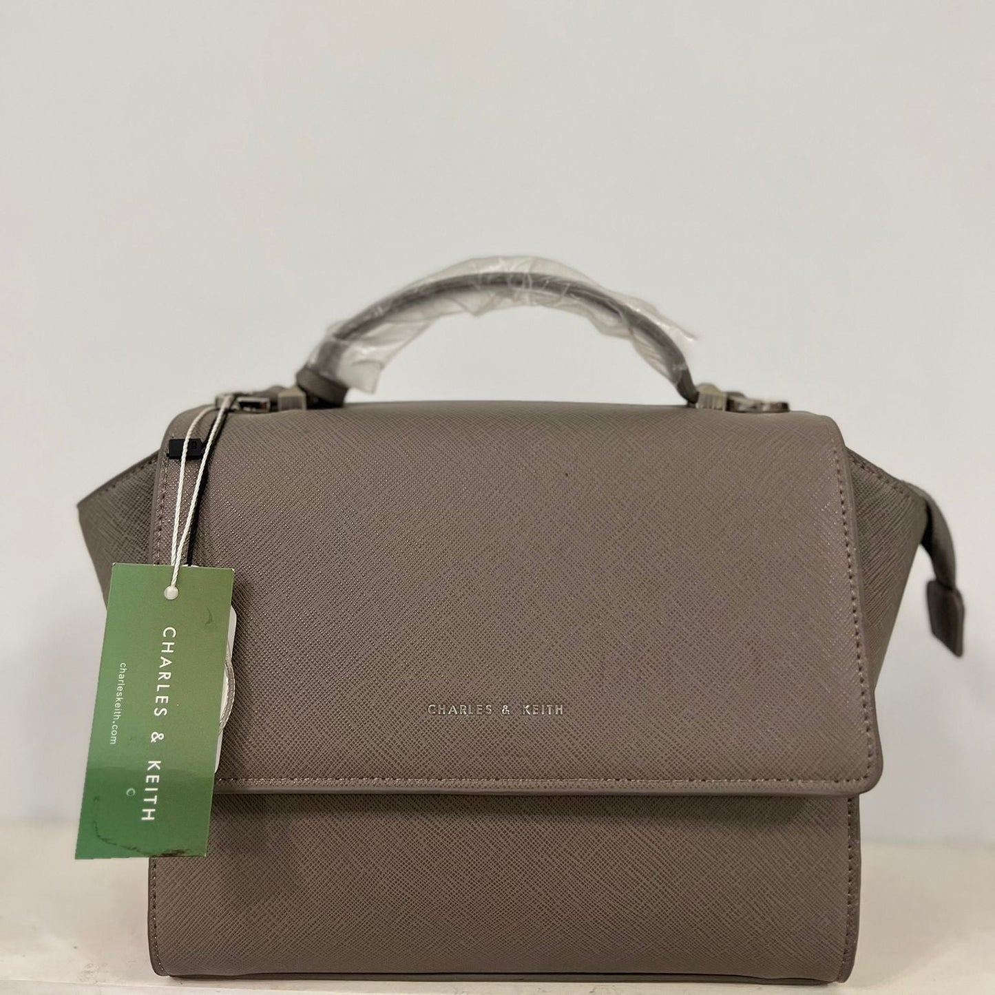 Designer-Inspired Flap Crossbody Mini Satchel